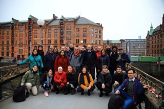 MONICA project team abroad.