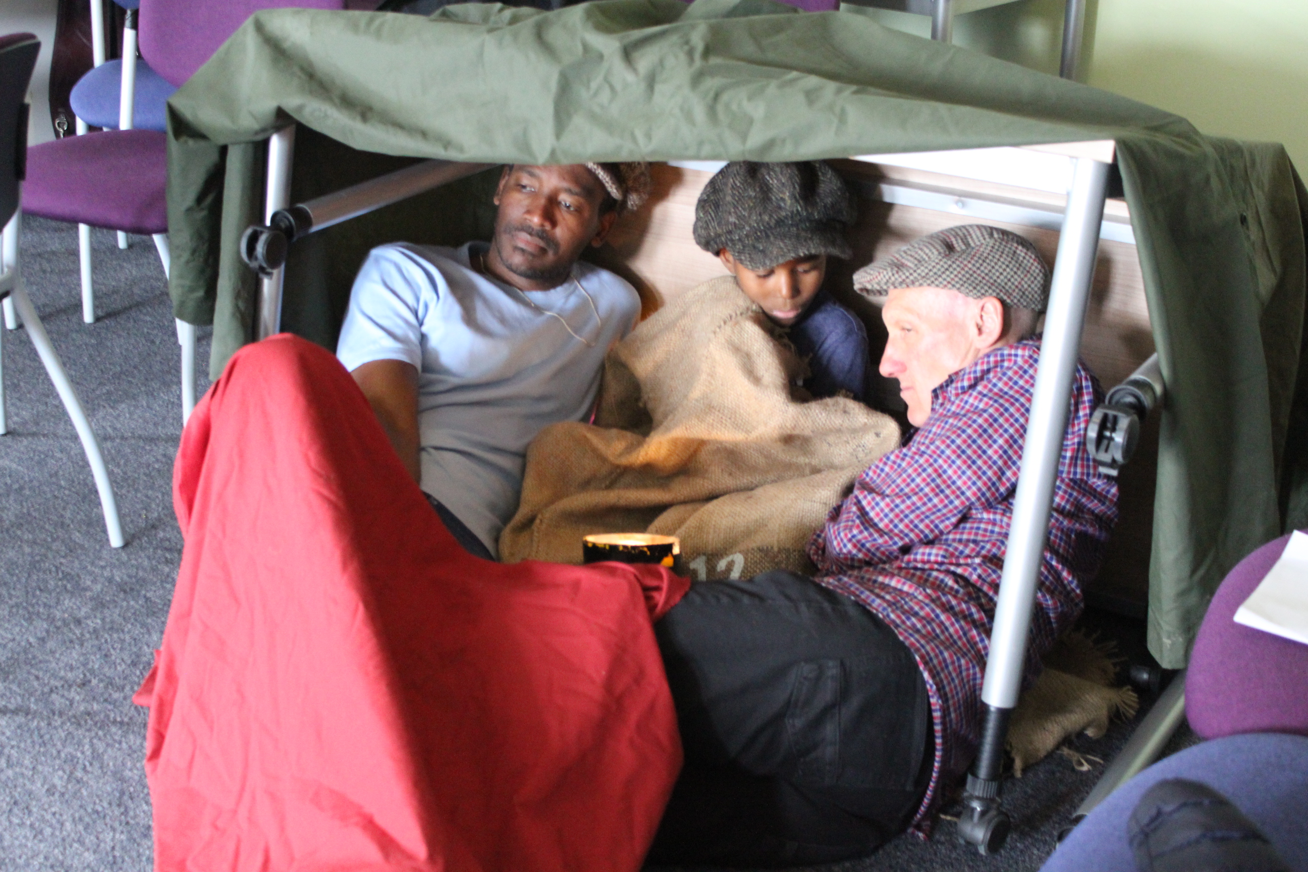 story makers festival, artists grouped together