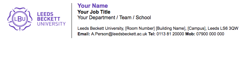 LBU Now Awards Signature