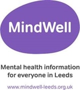 Mindwell logo: 'Mental health information for everyone in Leeds'