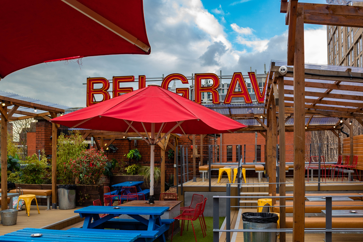 Belgrave Music Hall roof terrace
