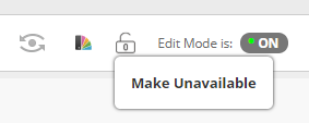 Make unavailable